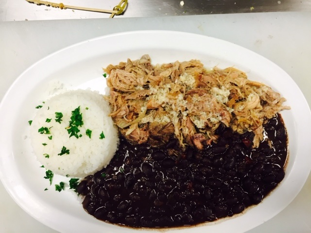 roasted pork & sweet plantains | lechon asado y maduros