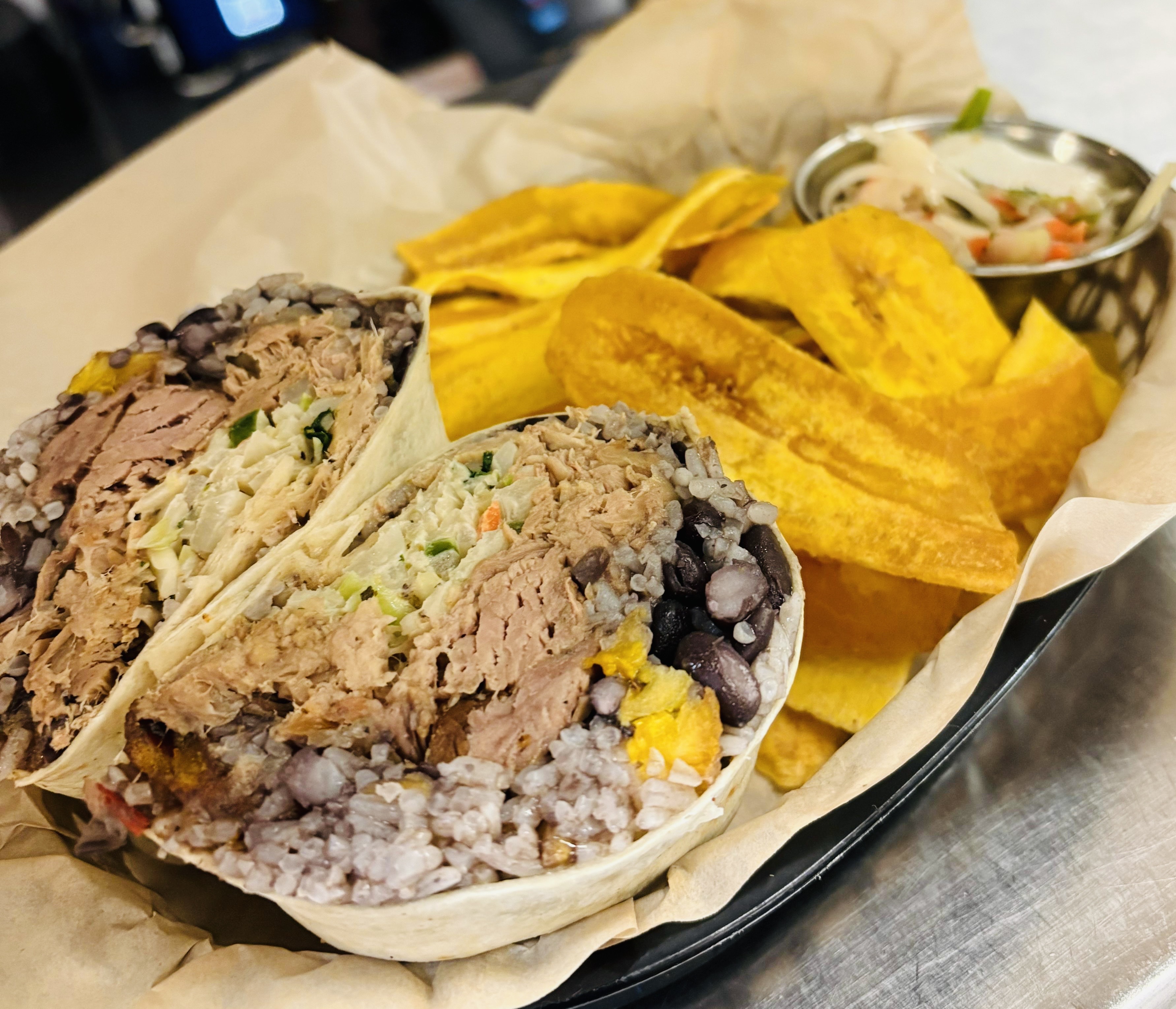 roasted pork wrap | lechon asado