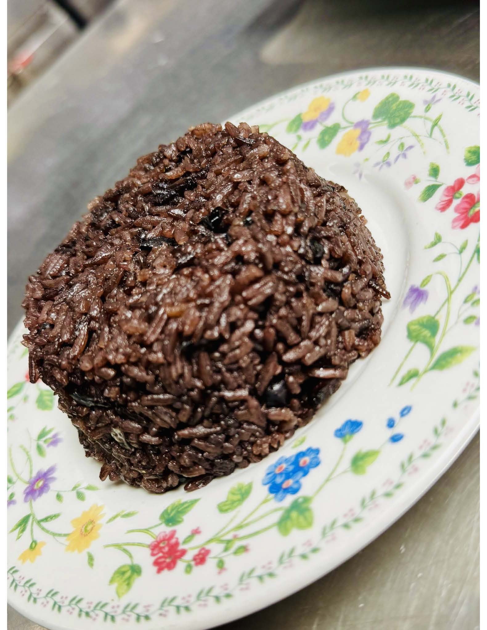 moro rice | white rice & black bean infusion